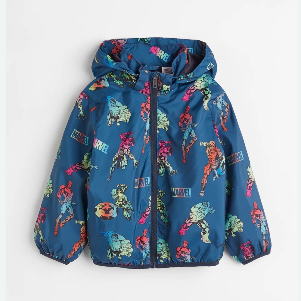 H&M Kids Blue Marvel Raincoat
